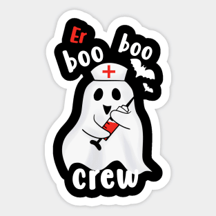 Er boo boo Crew Sticker